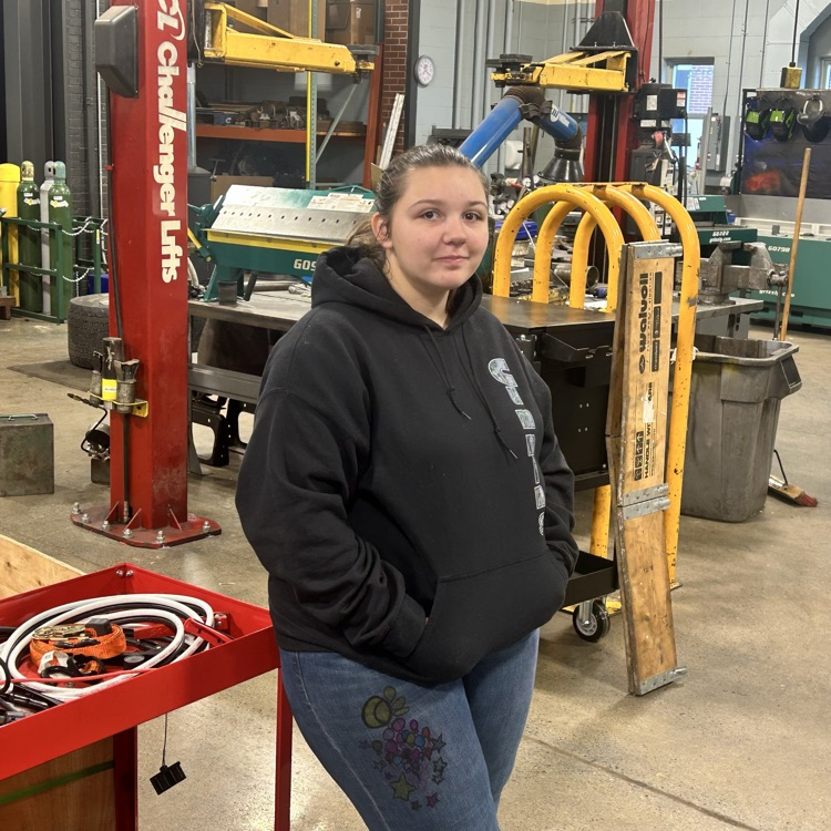 Stopped in at the career center to see some of our awesome students in their career programs! #redridernation