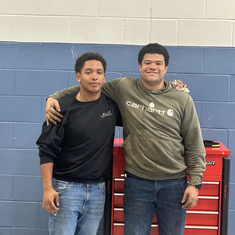 Stopped in at the career center to see some of our awesome students in their career programs! #redridernation