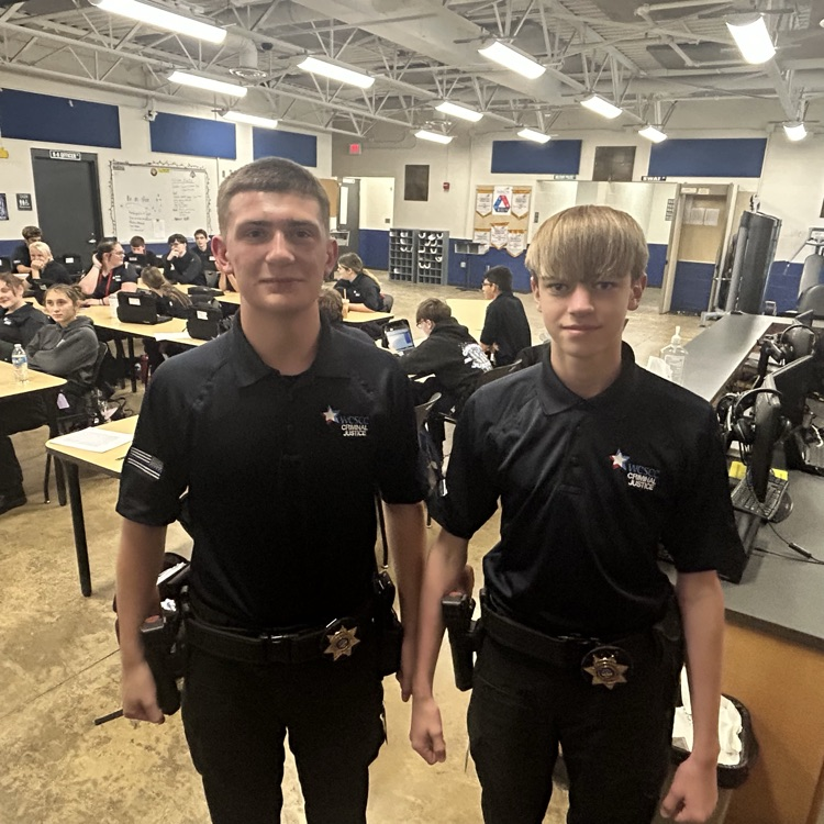 Stopped in at the career center to see some of our awesome students in their career programs! #redridernation