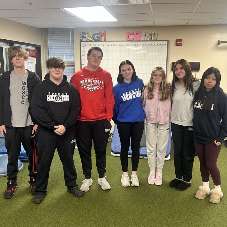 Stopped in at the career center to see some of our awesome students in their career programs! #redridernation