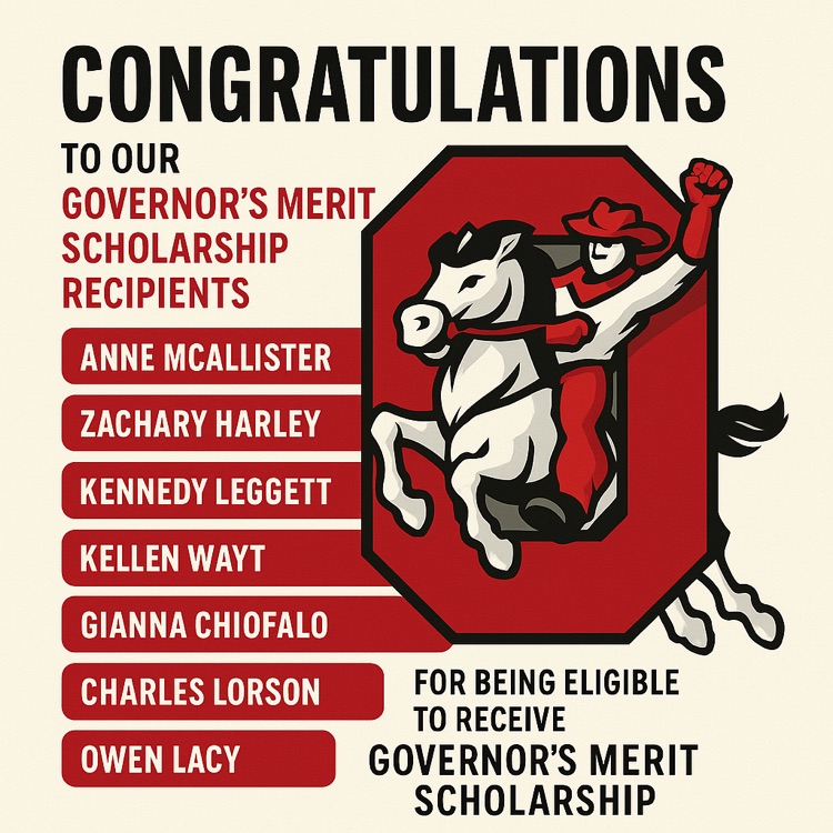 Governor’s Merit Scholarship!