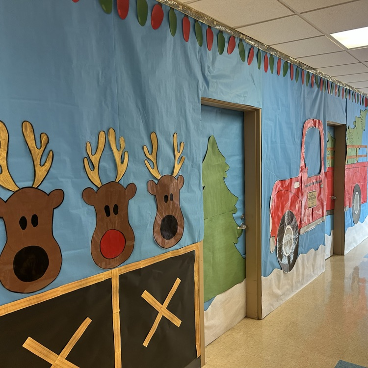 Love the hallway decorations at OES!