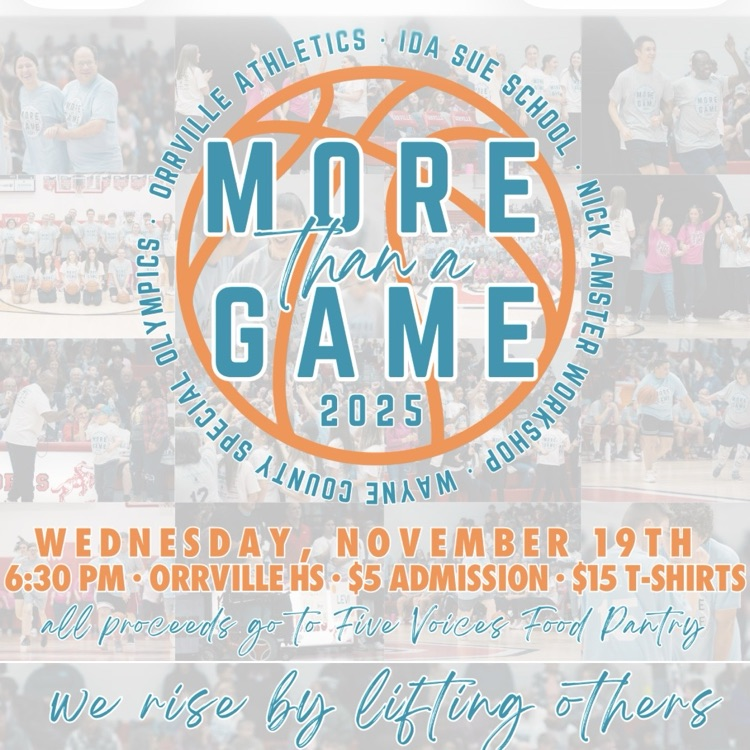 We had our annual More than a Game practice tonight! We’re so excited for next Wednesday!!! 🧡🏀🩵