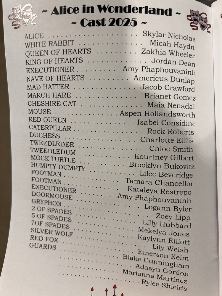 Alice in Wonderland!