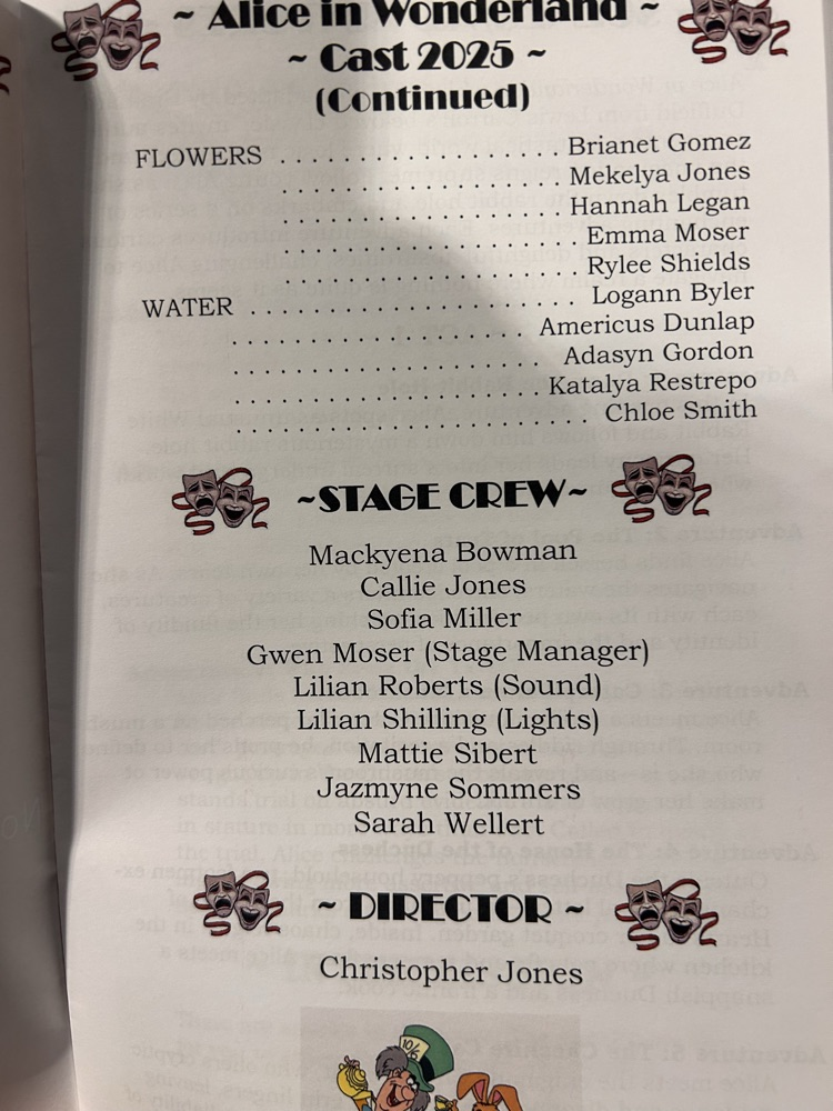 Alice in Wonderland!