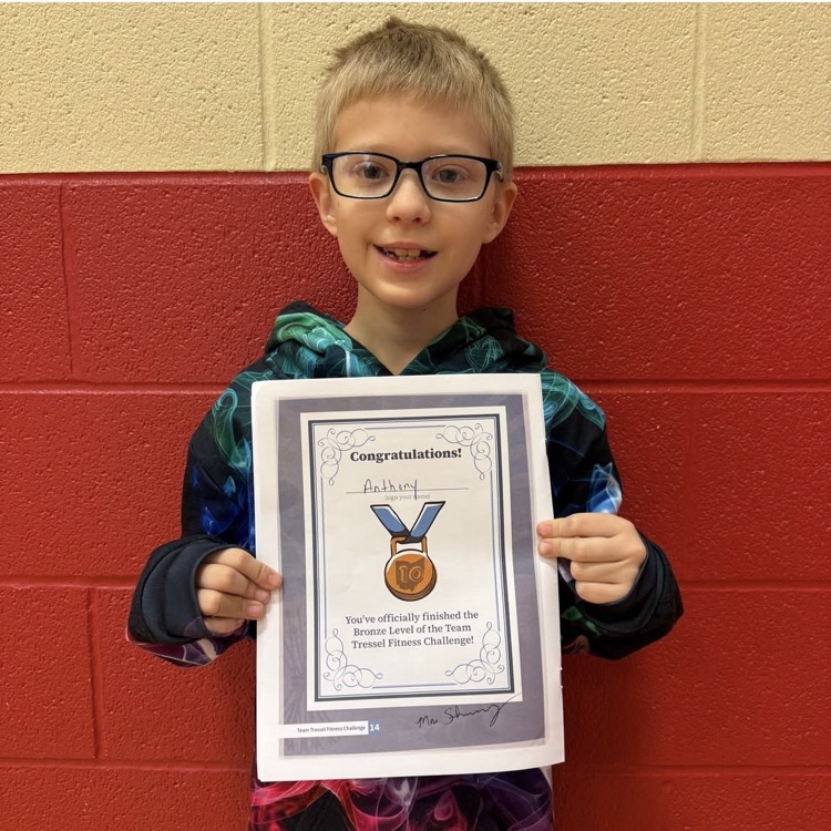 Great job Anthony on the Tressel Fitness Challenge!