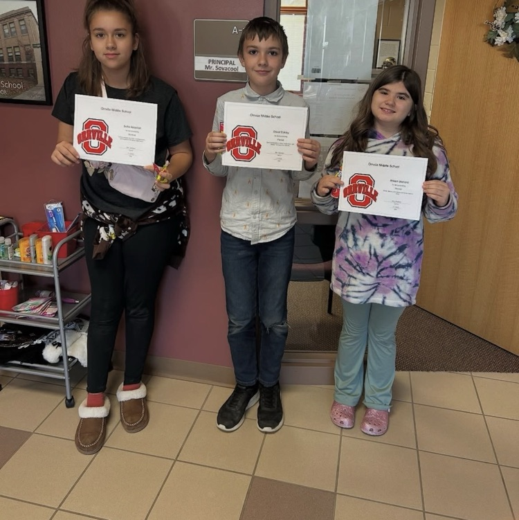 OMS students making great choices!