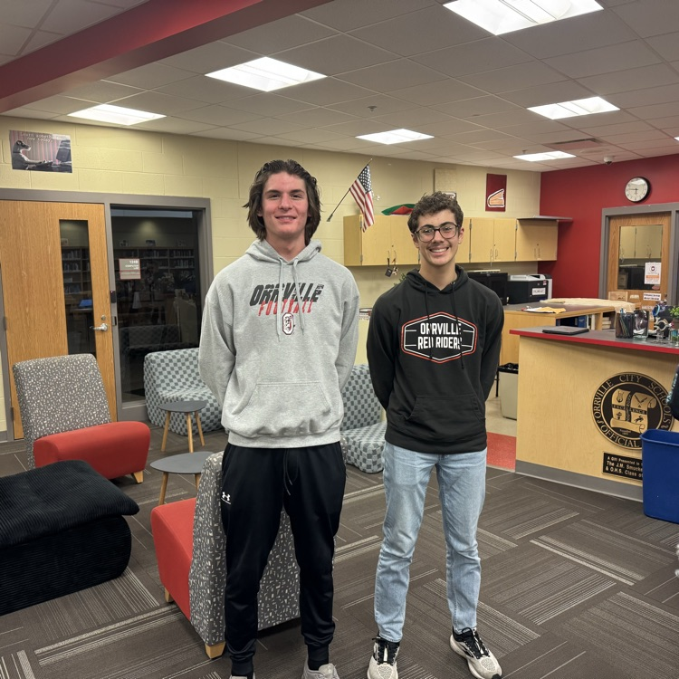 OHS students of the month announced at our board meeting this evening!