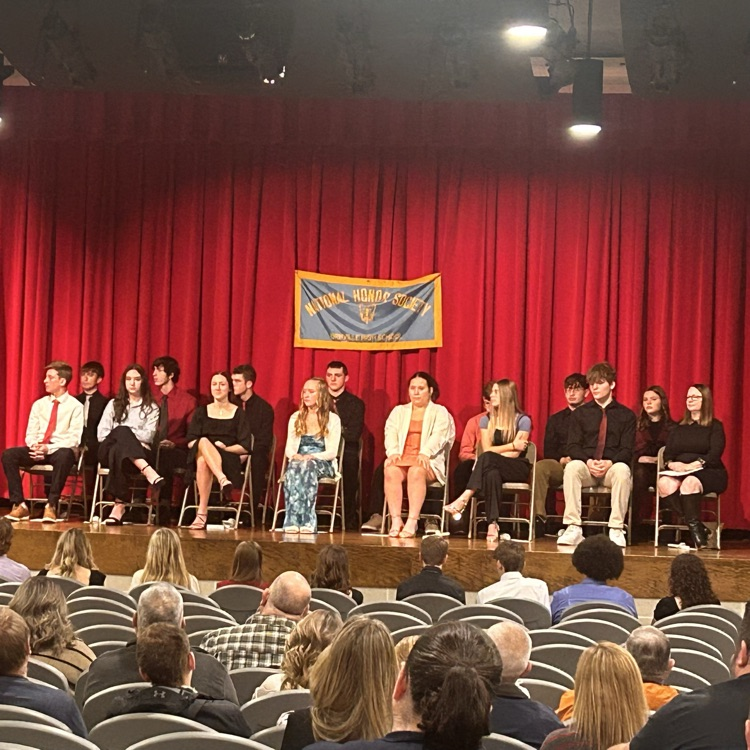 Orrville HS inducts new members into the National Honors Society!