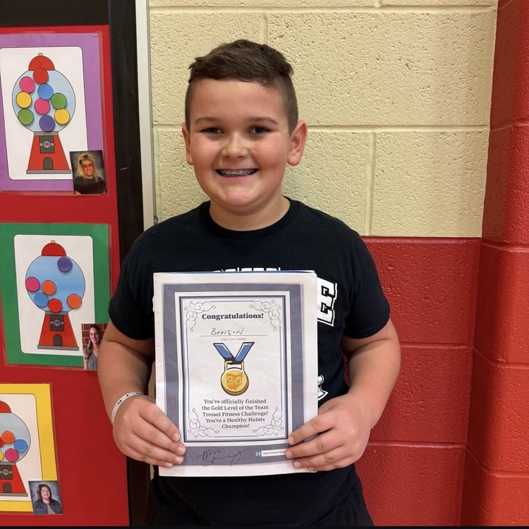 Congrats Grant & Amber on gold in the Tressel Fitness Challenge!