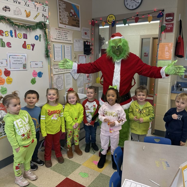 Nothing like breaking out the Grinch costume for our preschool kiddos!
