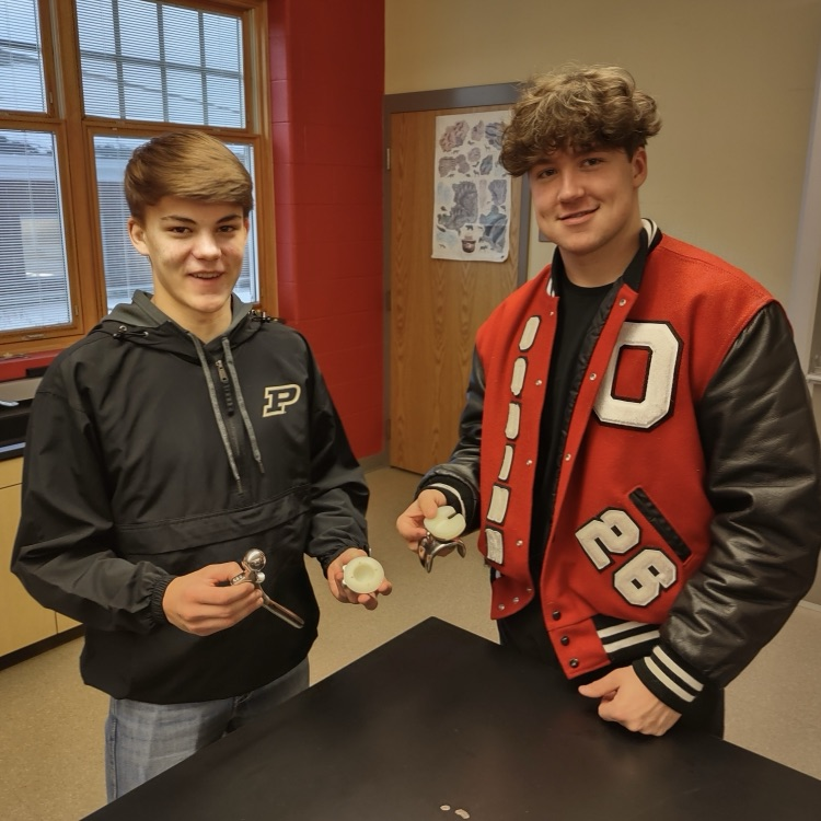 W.C. Vance from the Washkewicz College of Engineering at Cleveland State University. He discussed careers in engineering and science and had "hands-on" demonstrations for the OHS chemistry class.