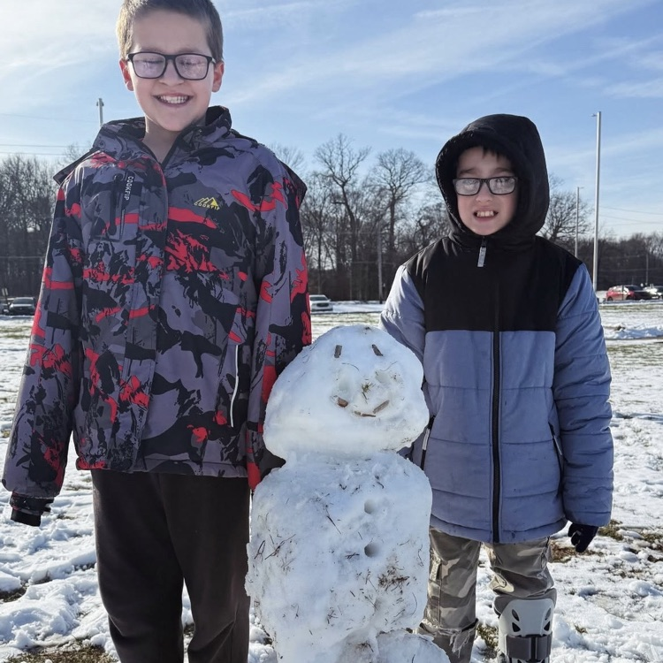 Snow fun at OES!☃️❄️