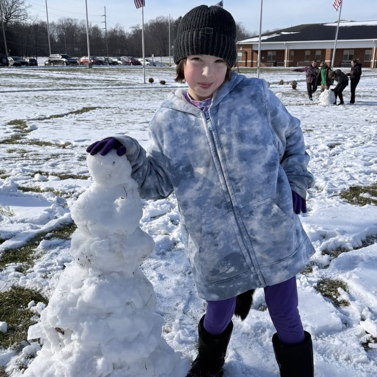 Snow fun at OES!☃️❄️