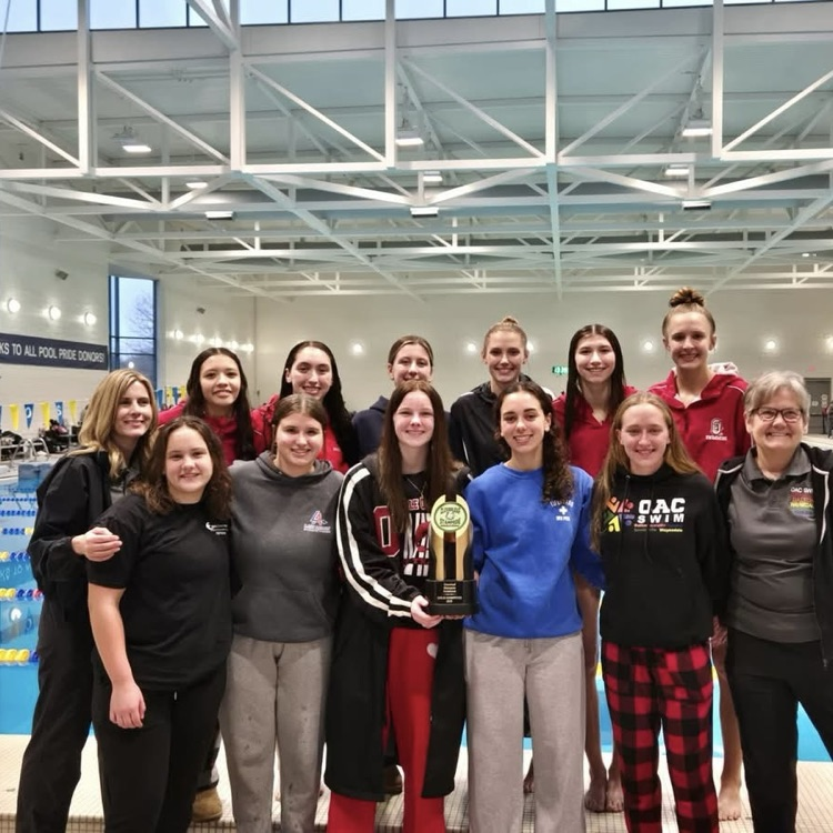 Congratulations to your varsity girls 🏊♀️ as the won 🏆 today’s Stampede Invite for first time ever in school history! The team scored a high of 180 points beating Louisville by 14pts!