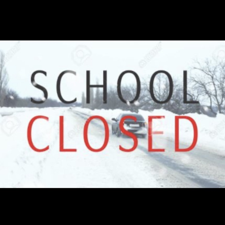 School Closed Thursday January 15 due to the weather.