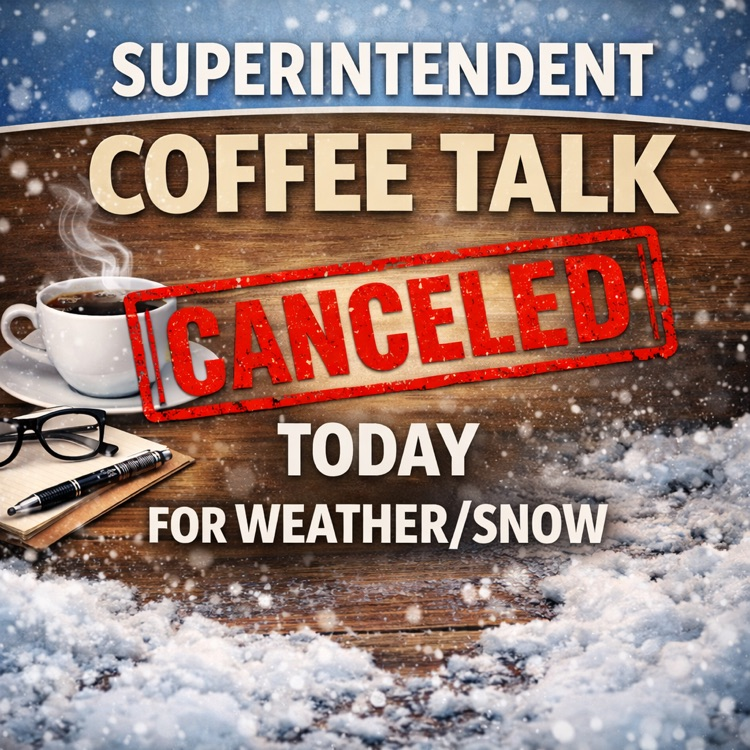 Coffee Talk Canceled Today.