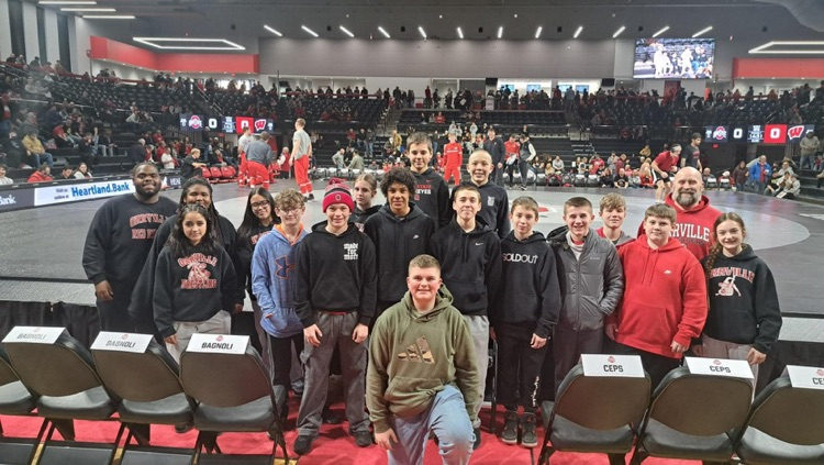 With thanks to the Orrville All Sports Boosters and Orrville Boys and Girls Club, Your MS 🤼♂️ Program is enjoying a trip to Columbus to Watch the Buckeyes Wrestling Compete!