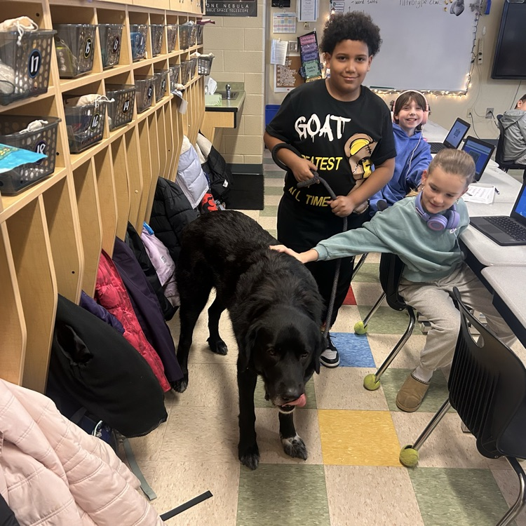 Buster and me making the rounds today!🐕‍🦺🐾