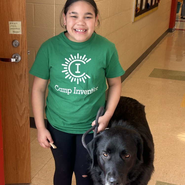 Buster and me making the rounds today!🐕‍🦺🐾