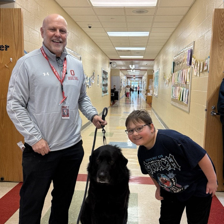 Making the rounds today with Buster! 🐕‍🦺🐾 