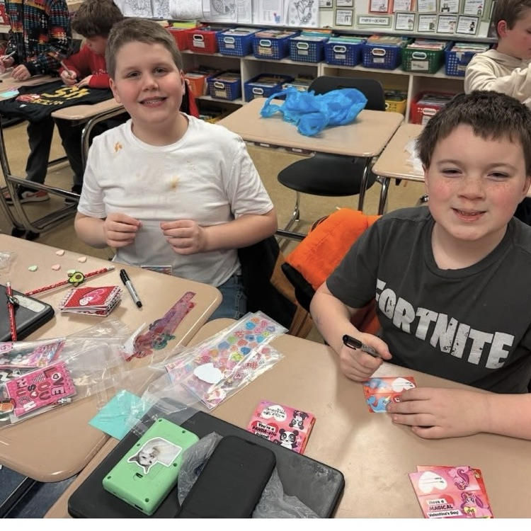 OMS Kindness Club spreading positive vibes through the building! 