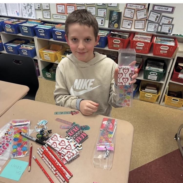 OMS Kindness Club spreading positive vibes through the building! 