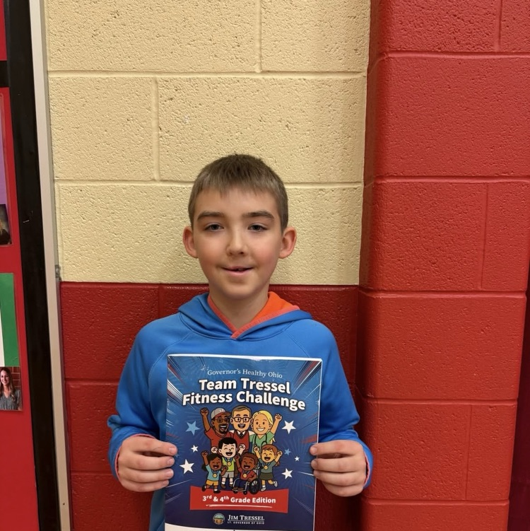 Awesome OES students working on the Team Tressel Fitness Challenge! 