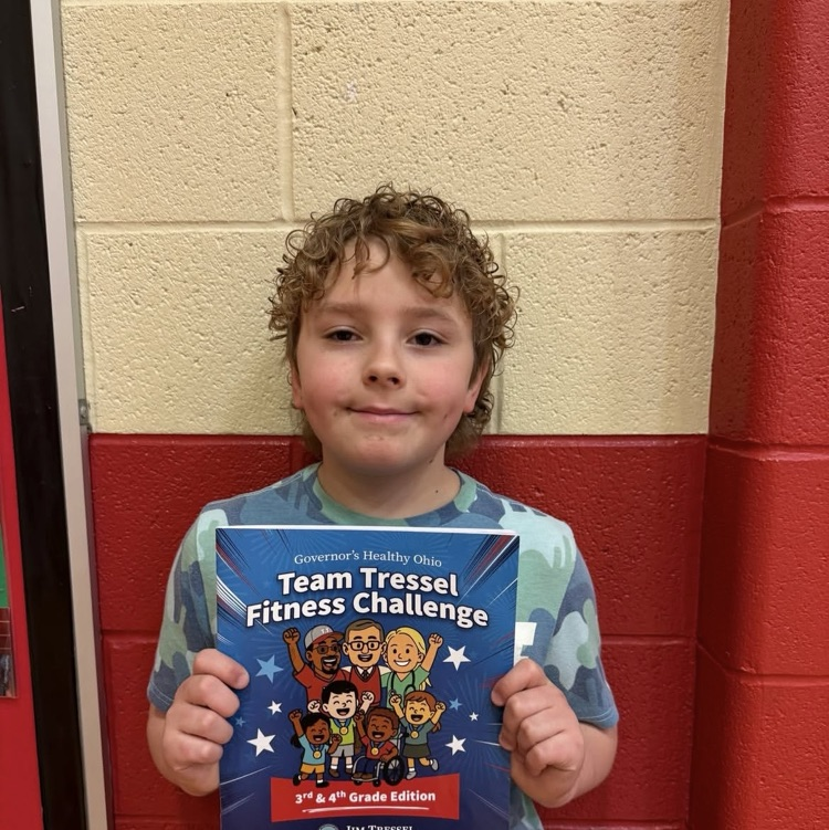 Awesome OES students working on the Team Tressel Fitness Challenge! 