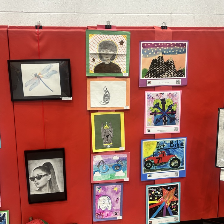 Some great student art work on display this evening!