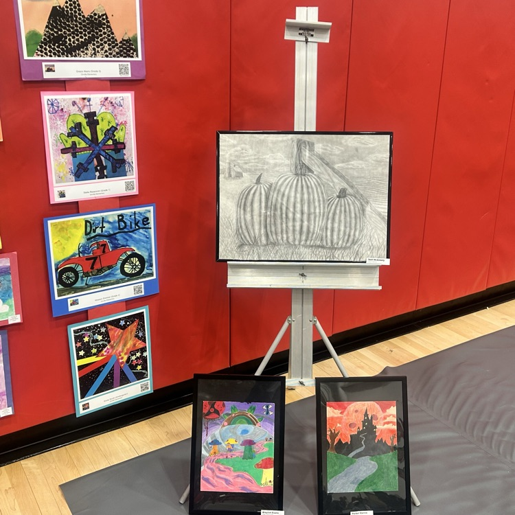Some great student art work on display this evening!