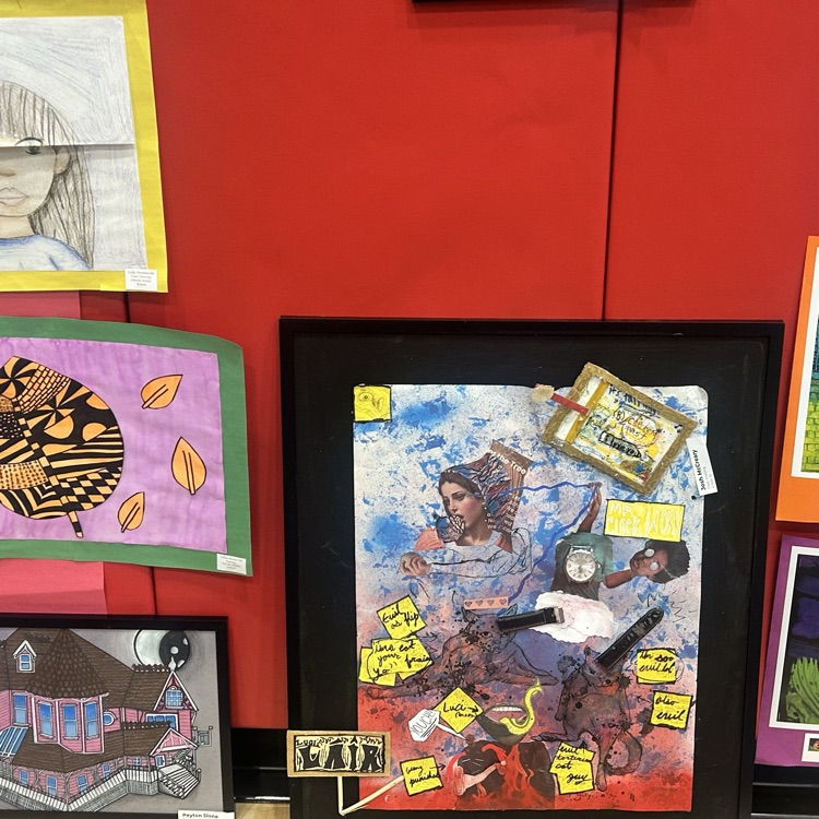 Some great student art work on display this evening!