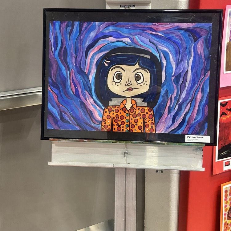 Some great student art work on display this evening!