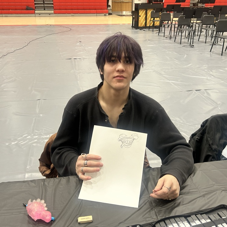 Some of our student artists this evening!