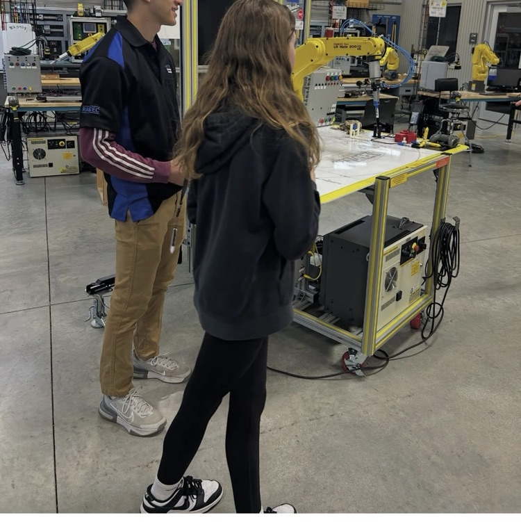 Our 8th graders had a great visit to the career center! 