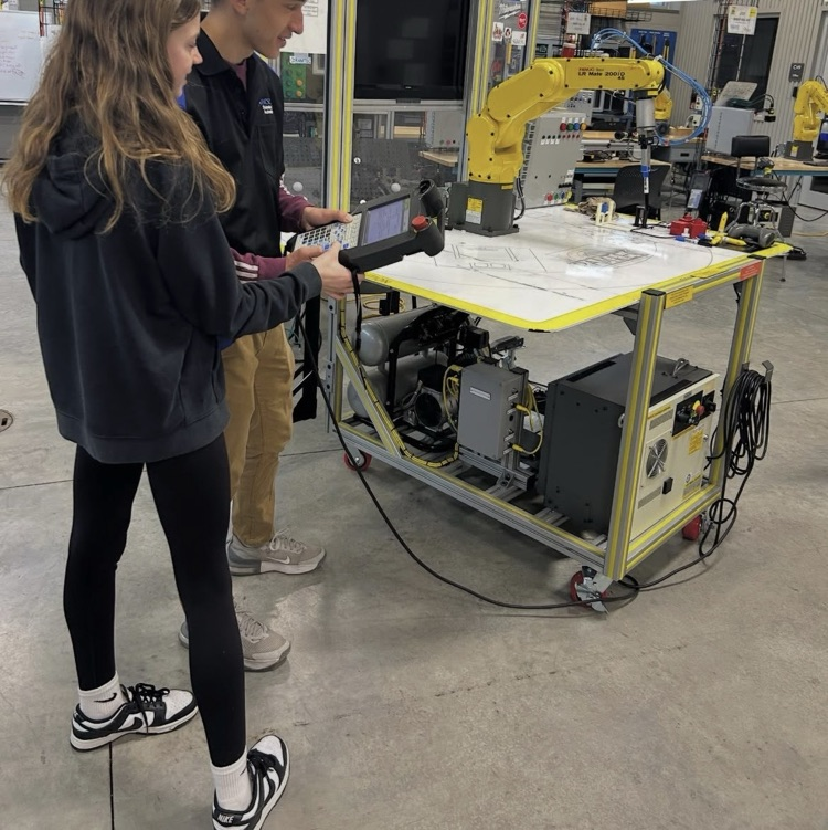 Our 8th graders had a great visit to the career center! 