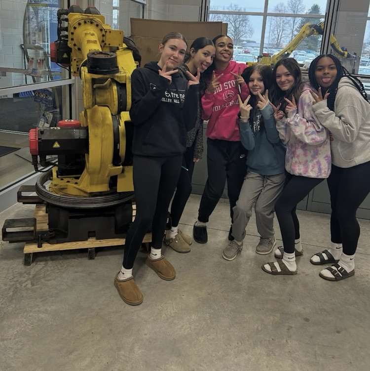 Our 8th graders had a great visit to the career center! 