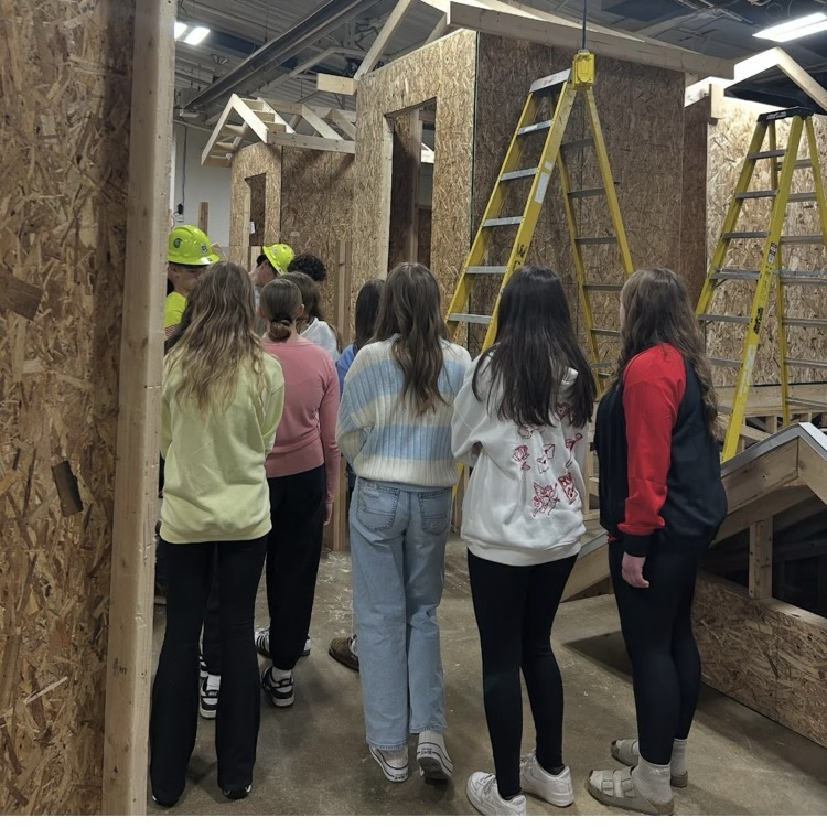 Our 8th graders had a great visit to the career center! 