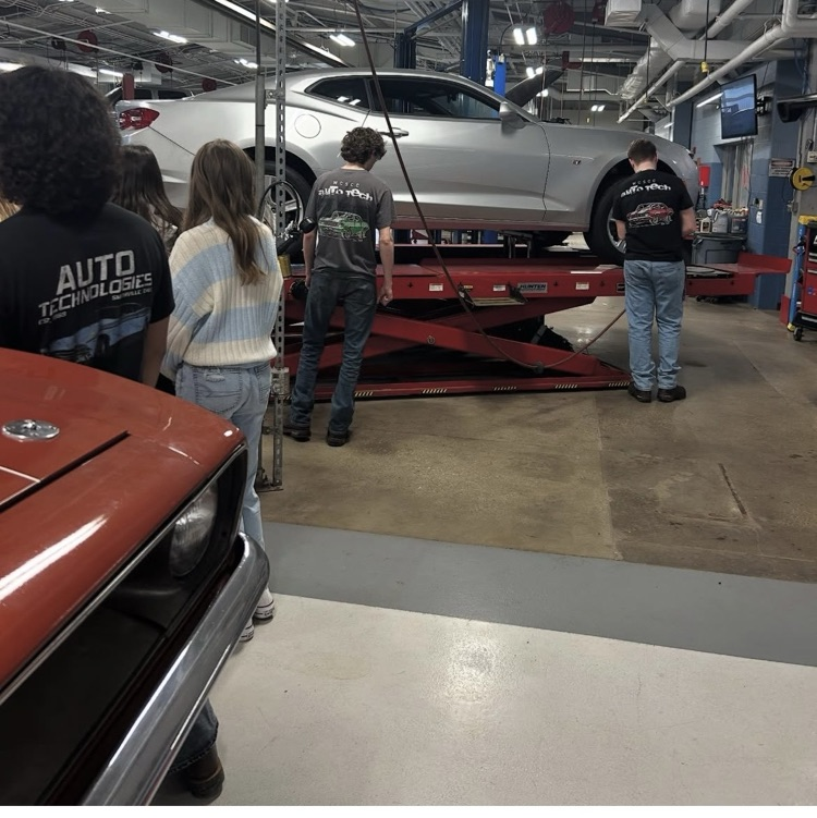 Our 8th graders had a great visit to the career center! 