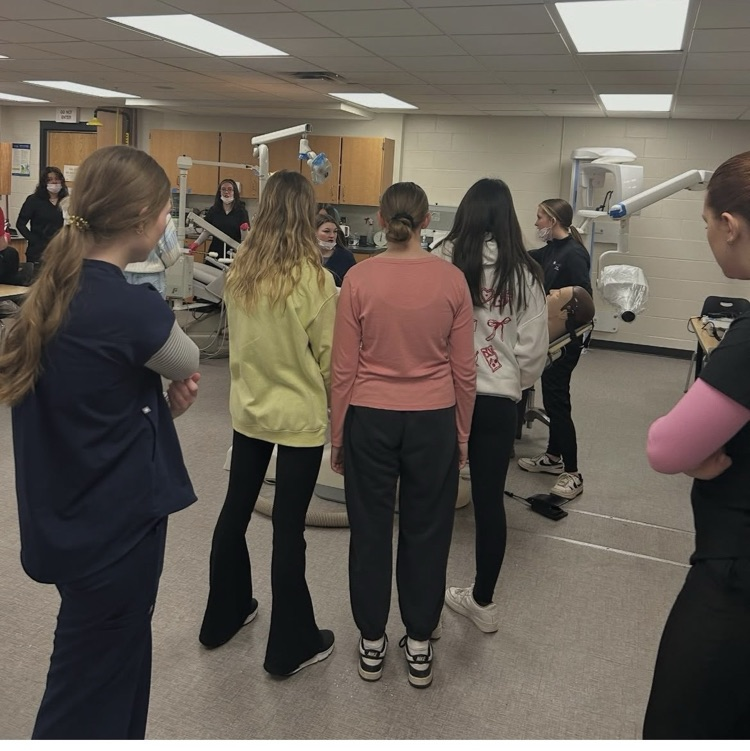 Our 8th graders had a great visit to the career center! 