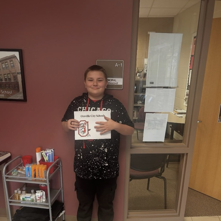 Just another OMS student showing great character! #charactercounts #redridernation