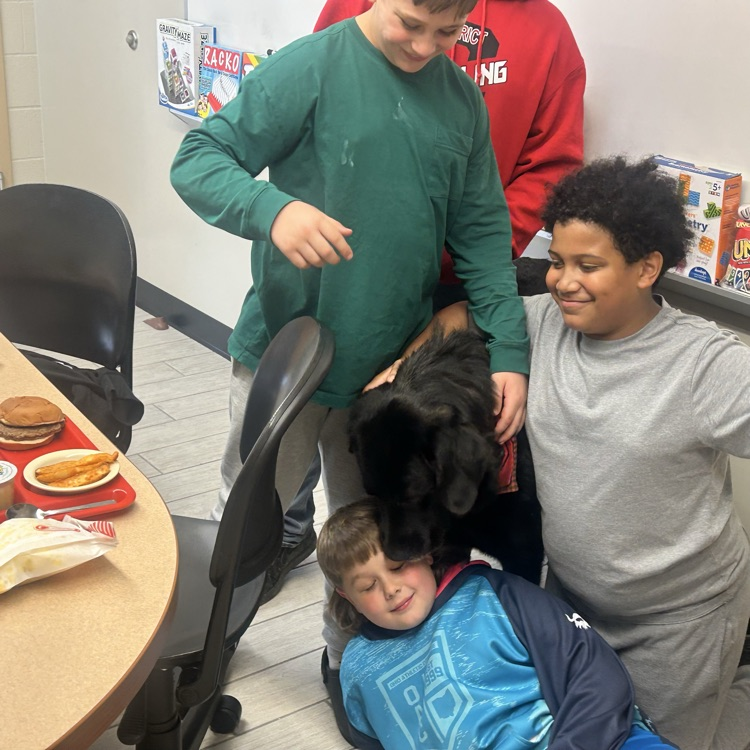 My lunch crew today! #redridernation