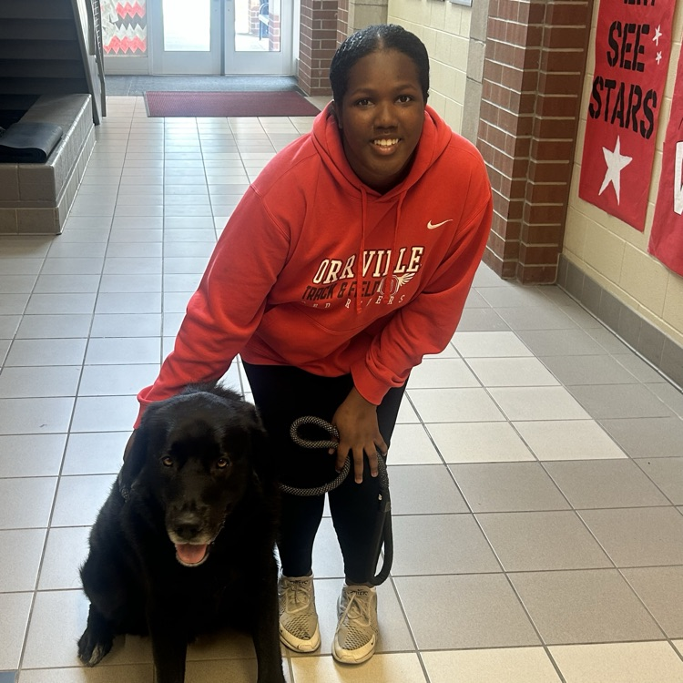 Making the rounds with Buster today! 🐕‍🦺🐾#redridernation