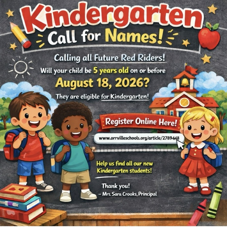 Calling all future Red Riders! Kindergarten Registration! #redridernation