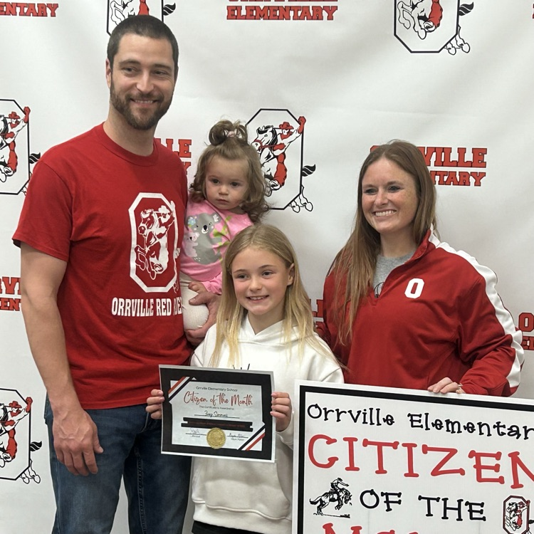 OES Citizen of the Month Zoey Simmons! #redridernation