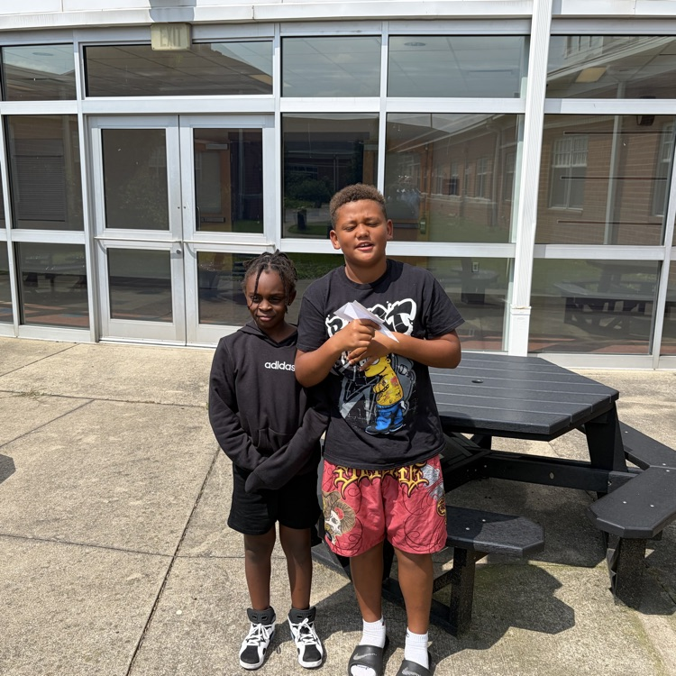 Had some fun at recess with these two great kids at OMS!