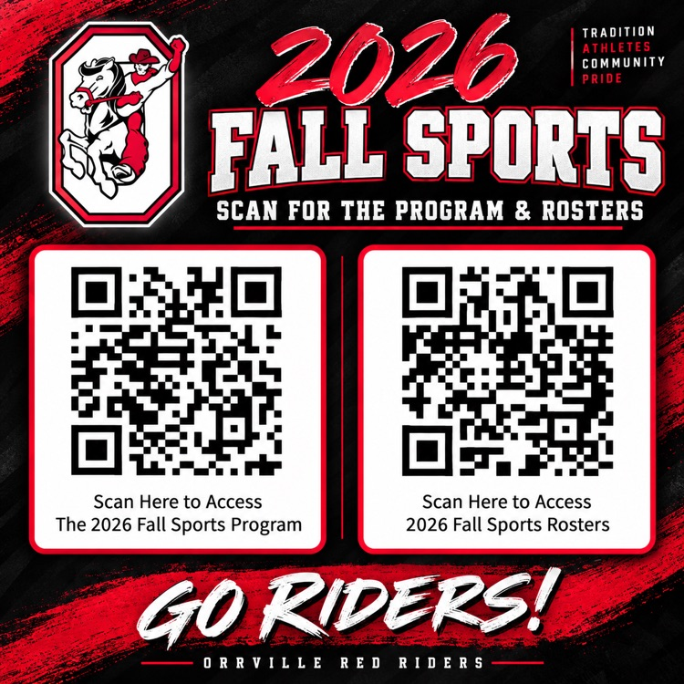 2026 Fall Sports Program #redridernation
