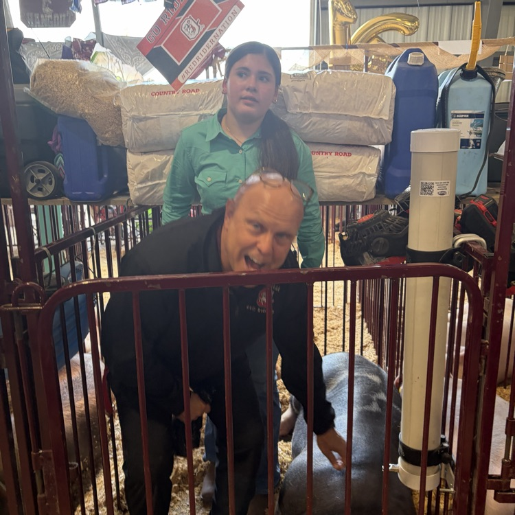 Great afternoon at the Wayne County Fair checking in on some of our Orrville students as they showed their animals! 🐖🐄
