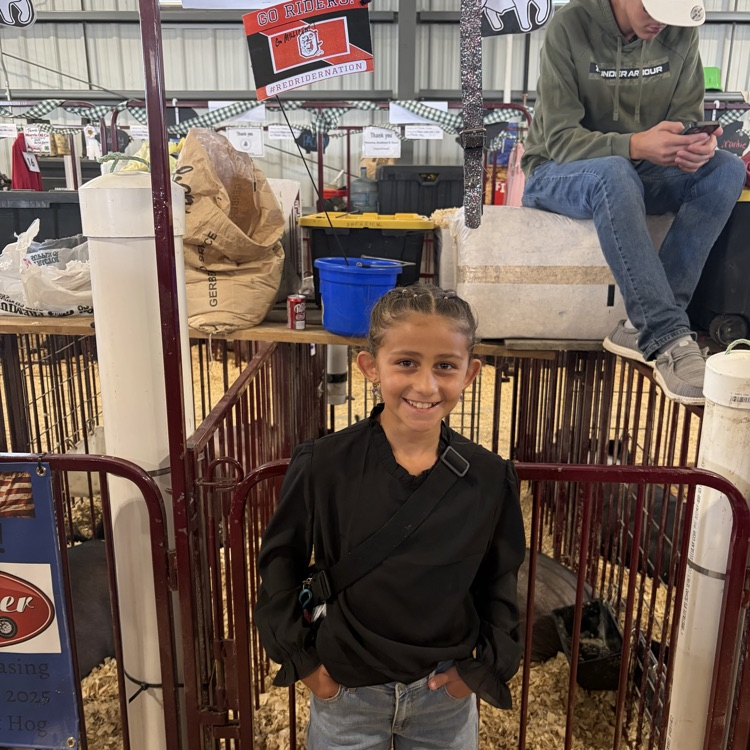 Great afternoon at the Wayne County Fair checking in on some of our Orrville students as they showed their animals! 🐖🐄