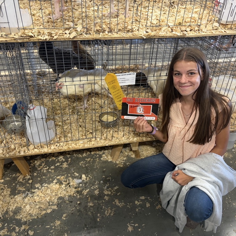 Great afternoon at the Wayne County Fair checking in on some of our Orrville students as they showed their animals! 🐖🐄